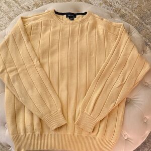 Nautica Men's Yellow Crewneck Sweater Size Large